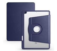 Custodia girevole a 360° per iPad 9a/8a/7a generazione da 10,2 a 11,9", custodia per iPad 8a/iPad 7a generazione - Custodia sottile in pelle PU con custodia protettiva posteriore rigida con