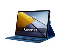Custodia girevole a 360° per Xiaomi Poco Pad X1, colore blu