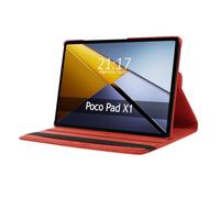 Custodia girevole a 360° per Xiaomi Poco Pad X1, colore rosso