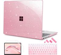 Custodia glitterata per laptop Surface da 13,5" 3-5 con poggiapolsi in metallo, modelli 1951/1868, 2019/2021/2022
