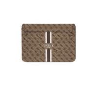 GUESS - Custodia Magnetica Per Computer Da 16 Pollici Con Striscia 4g Stampata Modello, Marrone - SPEDIZIONE GRATUITA