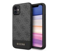 Custodia Guess 4G a righe grigie per iPhone 11