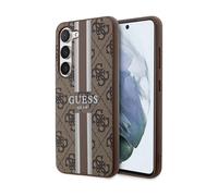 Guess GUHCS23SP4RPSW - Cover per Samsung S23 S911, colore: Marrone