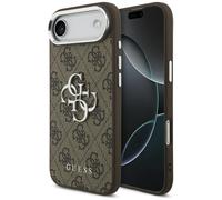 GUESS Metal Logo COVER per Apple iPhone Air, Marrone