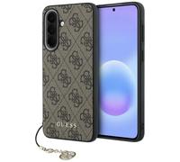 Custodia Guess 4G Charms per Samsung Galaxy A57 5G Marrone