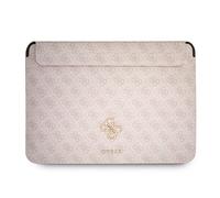 Custodia Guess 4G con logo grande rosa per MacBook 13