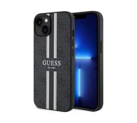 Custodia Guess 4G con strisce stampate MagSafe nero - iPhone 14 Plus