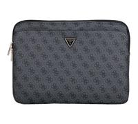 Custodia Guess 4G con zip e logo triangolare per laptop 14" (nero)