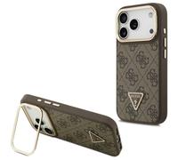 Custodia Guess 4G in PU con logo triangolare e supporto per fotocamera MagSafe p