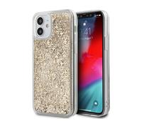 Custodia Guess 4G Liquid Glitter Gold - iPhone 12 Mini