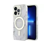 Custodia Guess 4G MagSafe bianca - iPhone 14 Pro