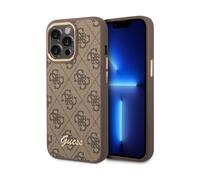 Custodia Guess 4G Metal Camera Outline Brown - iPhone 14 Pro