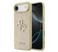Custodia Guess 4G Metal Logo Glitter per Apple iPhone Air - Oro - Nouvo