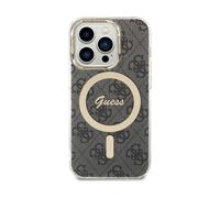 CG Mobile Guess Magsafe IML 4G - Custodia Rigida per iPhone 15 PRO, Colore: Nero
