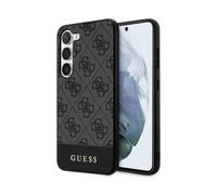 Guess Custodia compatibile con Samsung Galaxy S24 Plus - Custodia rigida 4G con logo posteriore Cover nera