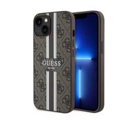 Custodia Guess 4G Stripe per Magsafe Brown - iPhone 14 Plus