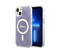 Custodia Guess 4G viola per Magsafe - iPhone 14 Plus