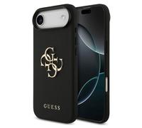Custodia Guess Big 4G Logo Grained per Apple iPhone Air - Nero - Nouvo