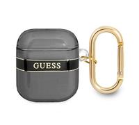 Custodia Guess Black Strap Collection per AirPods 1/2
