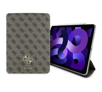 Custodia Guess con logo grande e chiusura magnetica, colore marrone, per iPad Ai