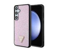 Custodia Guess con strass a triangolo, rosa - Galaxy S24+