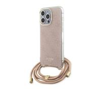 CG MOBILE GUESS GUHCP15LHC4SEP - Custodia rigida per iPhone 15 Pro 6.1", colore: Rosa