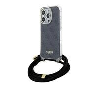 Custodia Guess Crossbody Cord 4G Print Nero - iPhone 15 Pro
