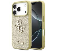Custodia Guess Fixed Glitter Big 4G per iPhone 17 Pro oro - Nouvo