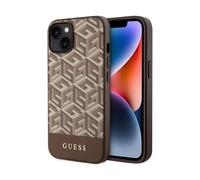 Custodia Guess Gcube Stripes per Magsafe Brown - iPhone 14 Plus