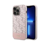 Custodia Guess Gcube Stripes per Magsafe Pink - iPhone 14 Pro Max