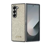 Custodia Guess Glitter Script Gold per Samsung Galaxy Z Fold6