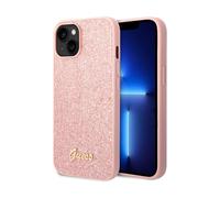 GUESS - Cover Per Iphone 14 Tpu Glitter Script, Rosa