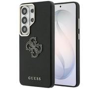 Custodia Guess Grained Big 4G Metal Logo per Samsung Galaxy S26 Ultra, nera - Nouvo