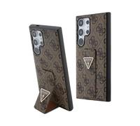 Guess GUHCS24LPGS4TDW - Custodia rigida per S24 Ultra S928, colore: Marrone