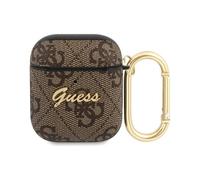 Guess GUA24GSMW - Custodia per AirPods 4G Script Metal Collection