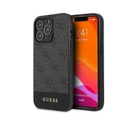 Custodia Guess GUHCP13LG4GLGR 4G Stripe Collection Grey - iPhone 13 Pro / 13