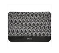 Custodia per laptop Guess GCube Stripes da 16 pollici, nera.