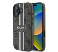 Custodia Guess Hardcase 4G MagSafe marrone per iPhone 16 Plus