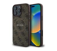 Custodia Guess Hardcase 4G Ring Classic Logo MagSafe Marrone - iPhone 16 Pro Max
