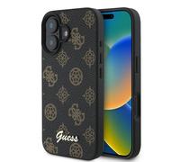 Custodia Guess Hardcase Peony Script MagSafe per iPhone 16 Plus