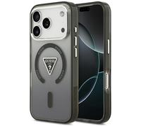 Custodia Guess IML Gradient Triangle Logo MagSafe iPhone 17 Pro Nero