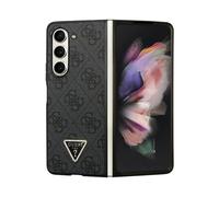 Custodia Guess in pelle 4G Diamante Triangolo Nero - Galaxy Z Fold 5