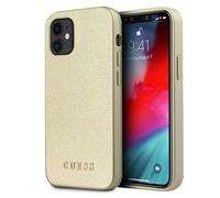 Custodia Guess Iridescent per iPhone 12 mini, dorato - Nouvo