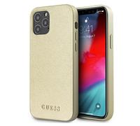 Custodia Guess Iridescent per iPhone 12 Pro Max, dorato - Nouvo