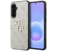 CG MOBILE Guess Custodia in pelle 4G con logo in metallo per Samsung Galaxy A57 (rosa)