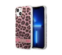 Custodia Guess Leopard Electro Stripe Pink - iPhone 13