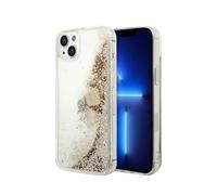 Custodia Guess Liquid Glitter Charms Gold - iPhone 14