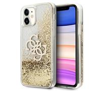 Custodia Guess Liquid Glitter Gold per iPhone 11
