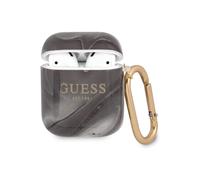 Custodia Guess Marble Design Nero - Per AirPods