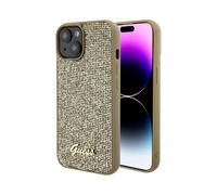 Custodia Guess Metal Script Disco Gold - iPhone 15